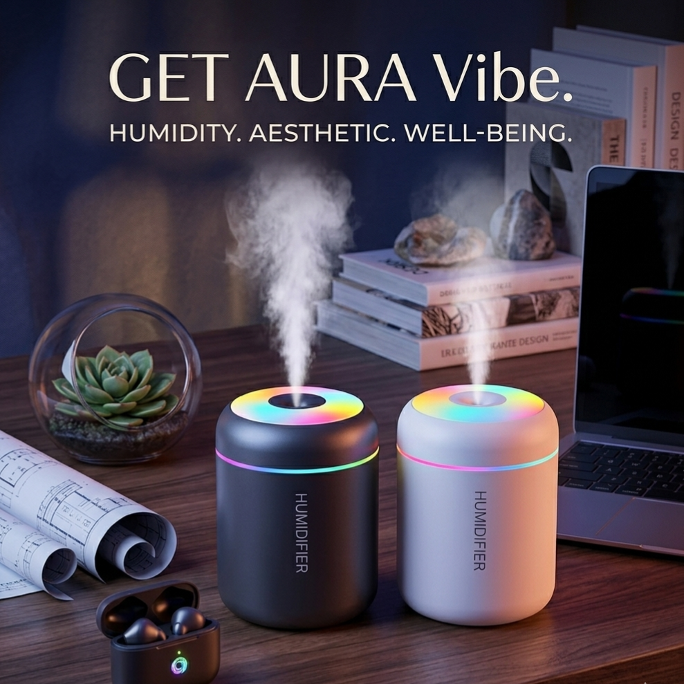 AuraVibe Portable Air Humidifier
