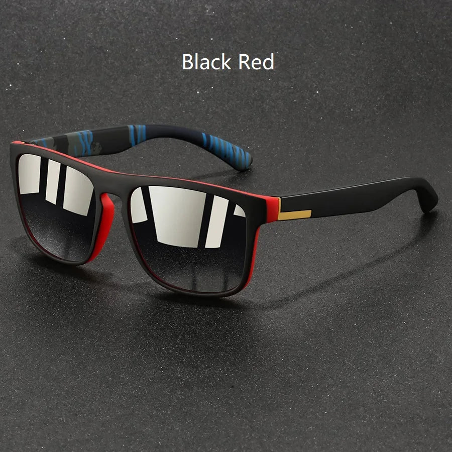 Vintage Square Sport Sunglasses - Retro Style , Modern Edge