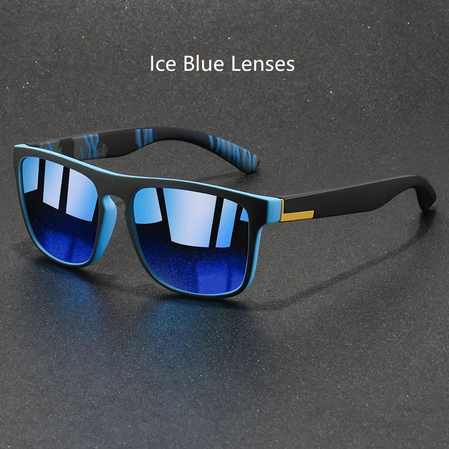 Vintage Square Sport Sunglasses - Retro Style , Modern Edge