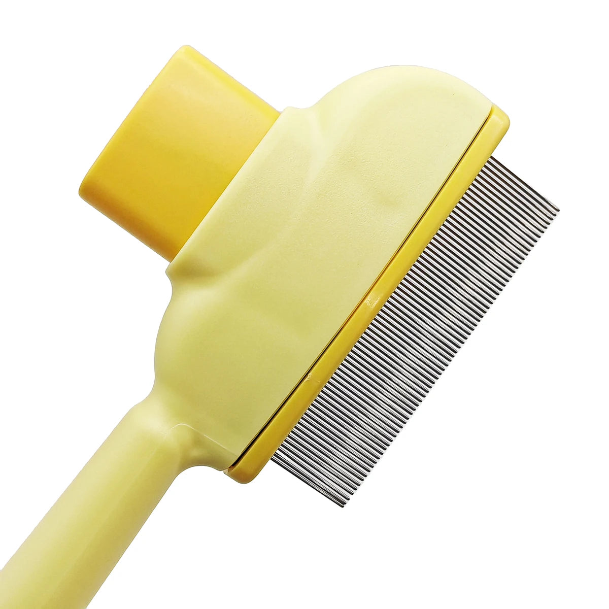 AuraVibe Self-Cleaning Pet Grooming Brush – Effortless Fur Removal