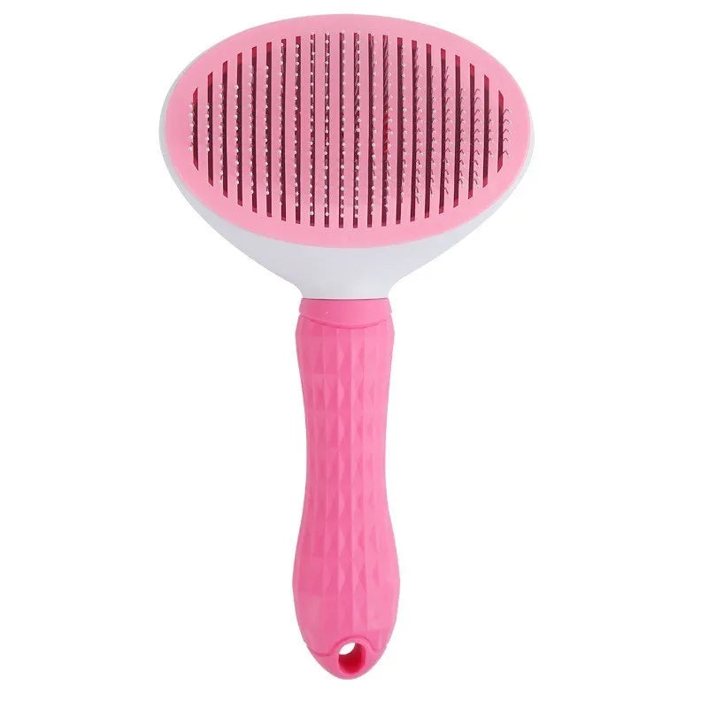 AuraVibe Self-Cleaning Pet Grooming Brush – Effortless Fur Removal